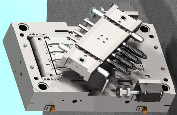2K plastic injection mould（skidproof knife)
